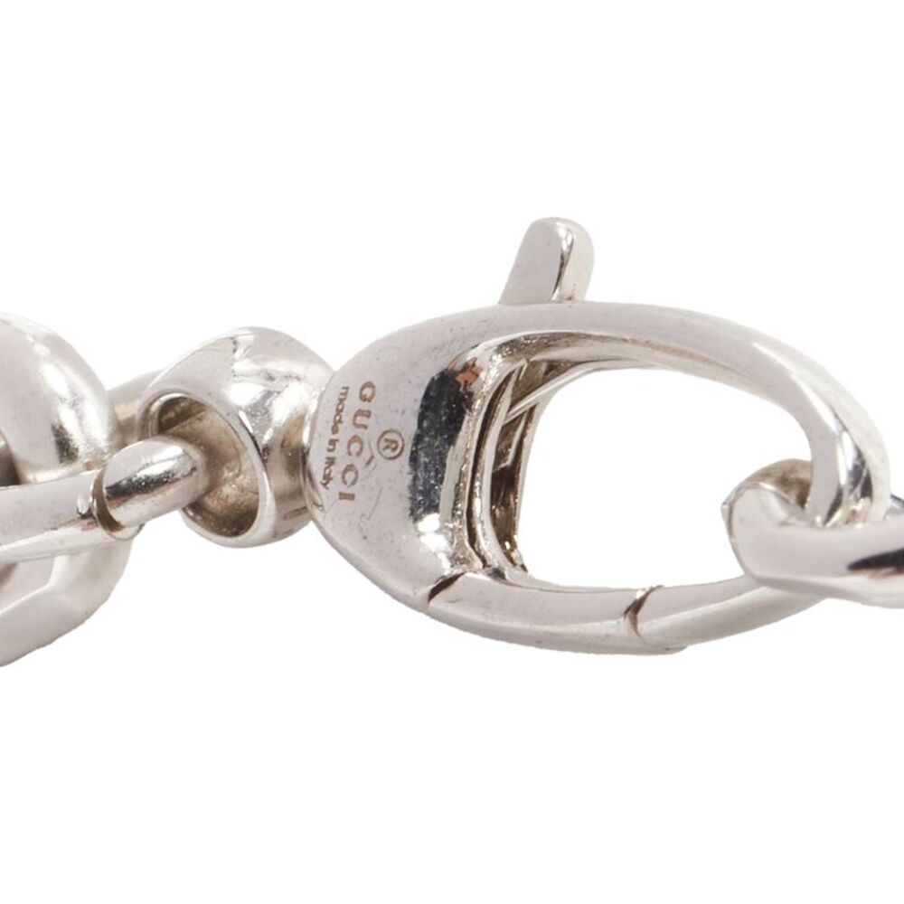 Gucci Balenciaga Hacker Project silver GG B logo charms bracelet - Picture 5 of 5
